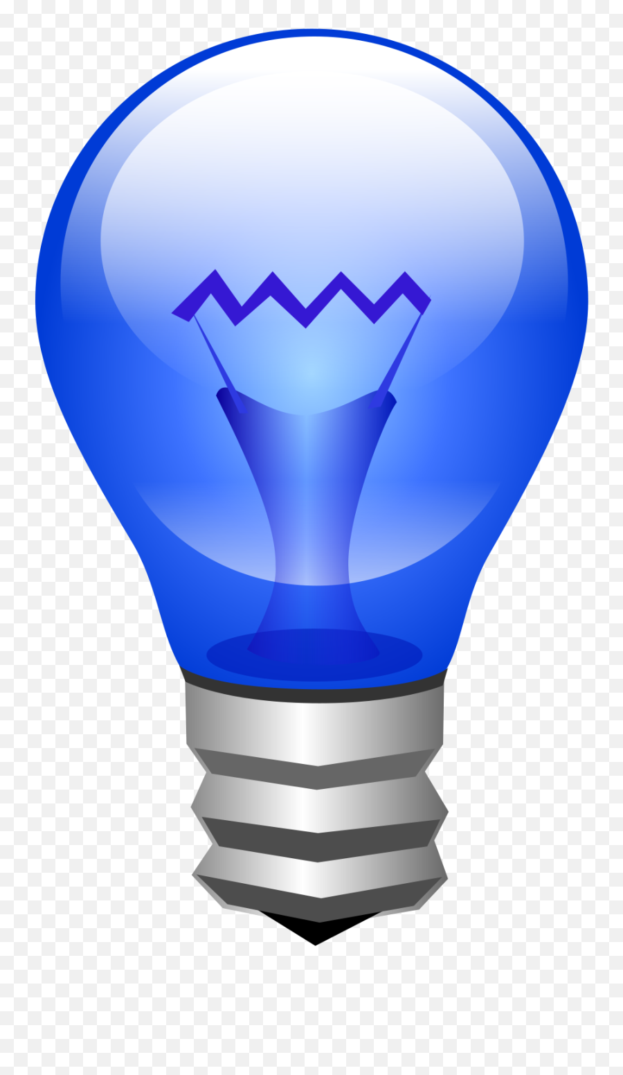 Lamp Clipart Lightbulb Edison Lamp Lightbulb Edison - Blue Light Png Gif Emoji,Bulb Emoji