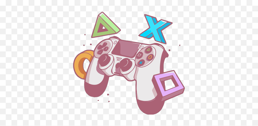 Ps4 Controller Illustration - Ps4 Controller Illustration Emoji,Gamepad Emoji