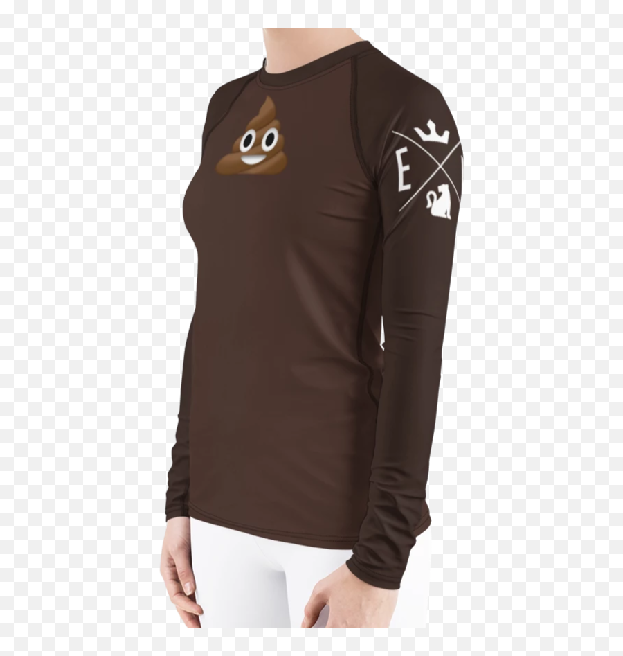 Ugly Brown Belt Rashie - Long Sleeve Emoji,Itching Emoji