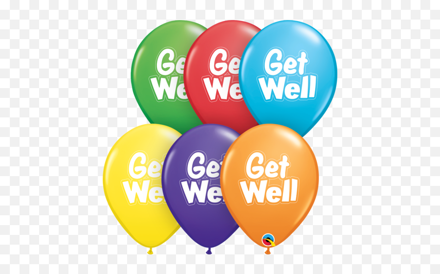 Get Well - Balloon Emoji,Peach Emoji Outline