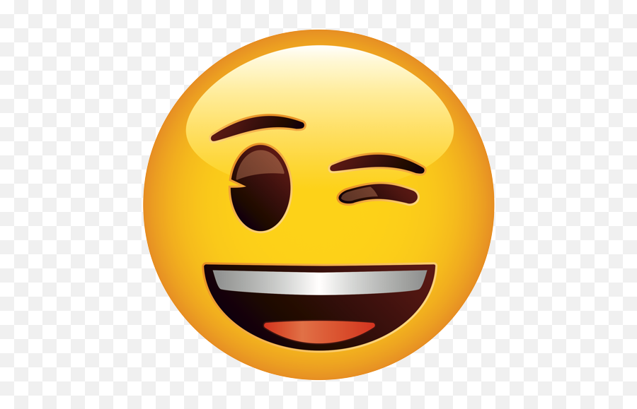 Emoji U2013 The Official Brand Winking Face Fitz 0 - U1f609 Emoji The Iconic Brand Happy,Winky Emoji