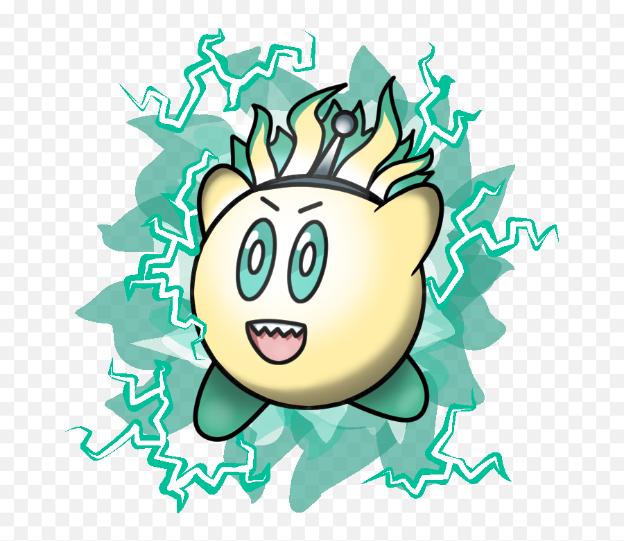 Electric Type Kirby Dayo Virtualyoutubers - Happy Emoji,Tricycle Emoji