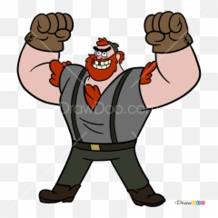 How To Draw Manly Dan Gravity Falls - Gravity Falls Dan Emoji,Strong Man Emoji Art