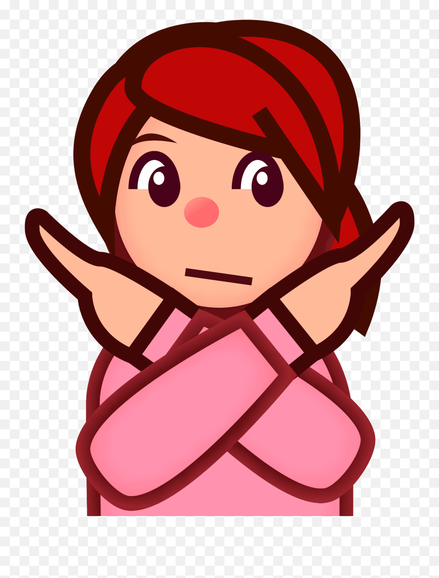 Woman Gesturing No Emoji Clipart,No Emoji Png