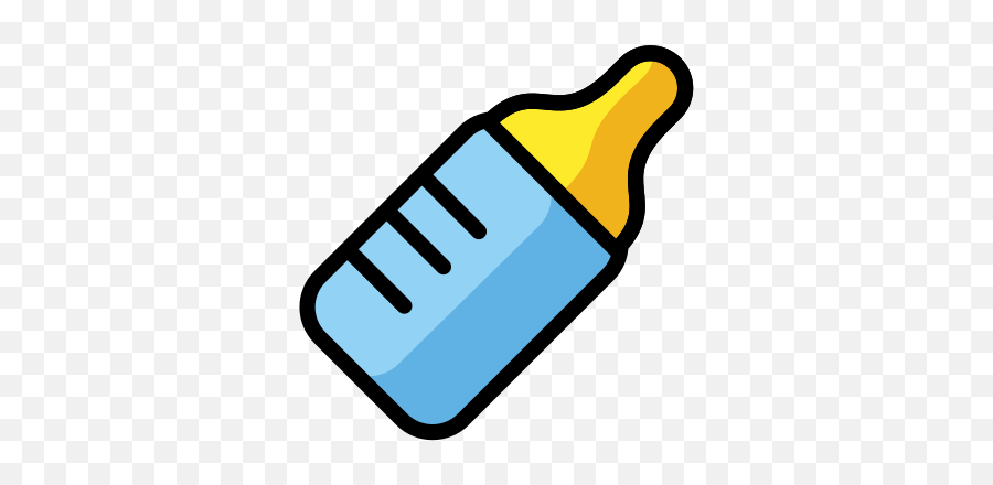 Baby Bottle Emoji - Biberon Clipart,Baby Emoticons