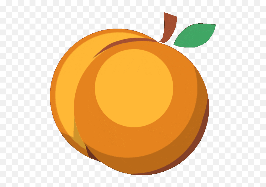 Top Juicy Peach Stickers For Android U0026 Ios Gfycat - Animated Orange Fruit Gif Emoji,Peach Emojis