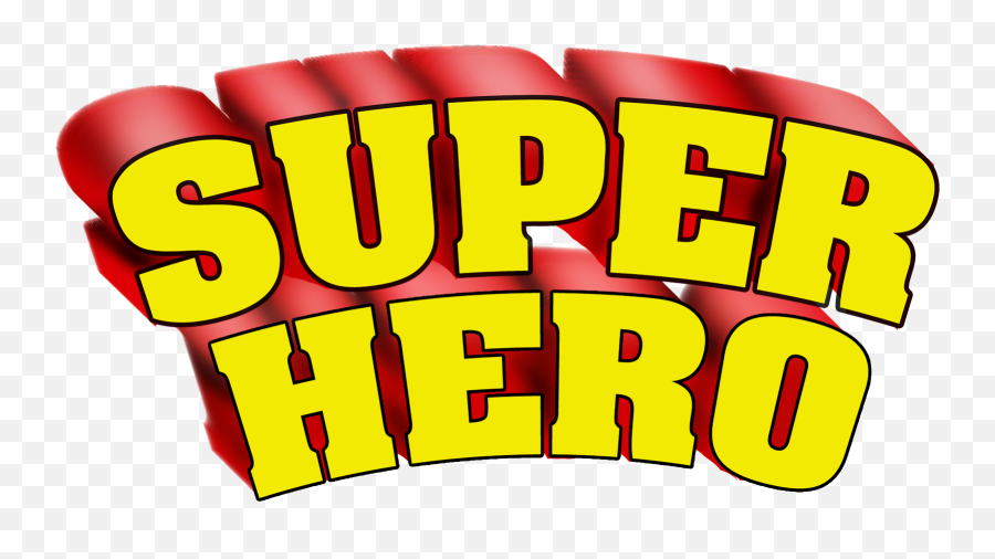 Superheroes Clipart Word Art - Superhero Word Clipart Emoji,Hero Art Emojis Stamps