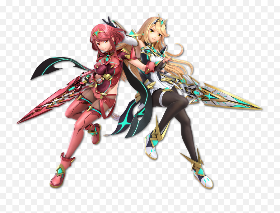 Pyra And Mythra Smash Emoji,Vhi Emojis