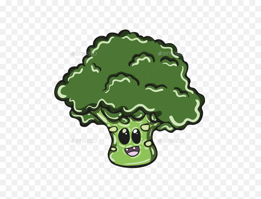 12 Cute Cartoon Vegetables Set - Full Emoji,Vegetable Emoticon Png