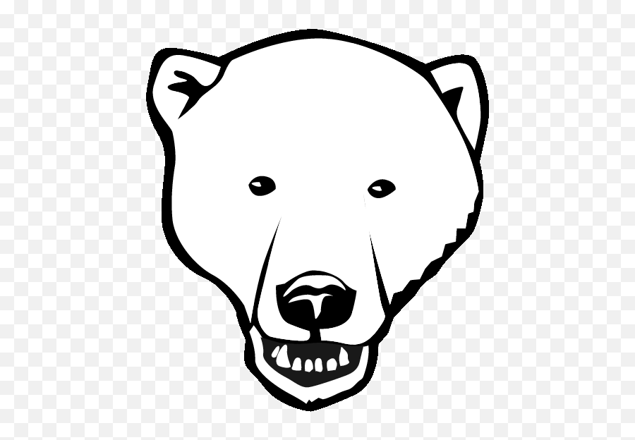 Free Polar Bear Coloring Pages Printable Download Free - Polar Bear Face Coloring Page Emoji,Polar Bear Emojis