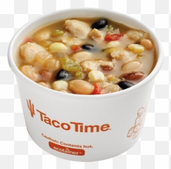 White Chicken Chili Cup - Taco Time Nw Bowl Emoji,Bowl Of Chili Emoticon