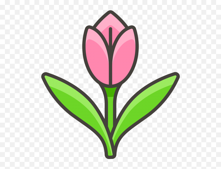 Pink Flower Nature Plant Free Icon - Tulip Icon Png Emoji,Pink Flower Emoji