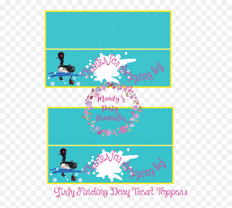 Finding Dory Becky Printable Mandyu0027s Party Printables - Dot Emoji,Free Printable Emoji Birthday Invitations