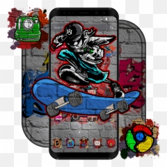 App Insights Colorful Skate Graffiti Theme Apptopia - Skate Graffiti Emoji,Skateboard Emoji