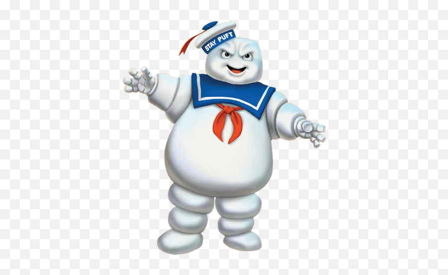 Ghostbusters Stickers For Telegram - Stay Puft Marshmallow Man Png Emoji,Ghostbusters Emoji