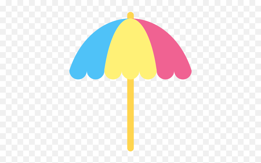 Summer Vacation Beach Umbrella - Parasol Icon Emoji,Sun Umbrella Emoticon