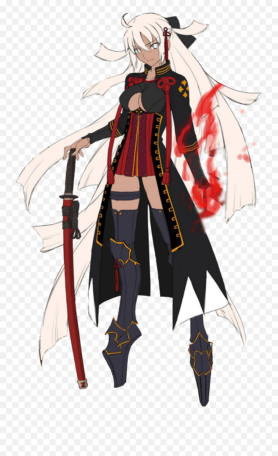 Type Moon Wiki - Fgo Okita Alter Cosplay Emoji,Rin Tohsaka Emojis