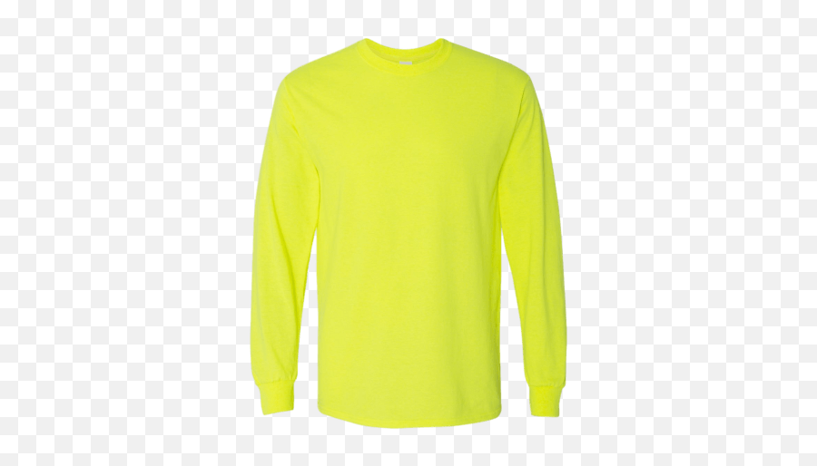 Jerzees Dri - Gildan 50 50 Safety Green Long Sleeve Back Emoji,Emoticon Emoji Tee Shirt Girls 10-12