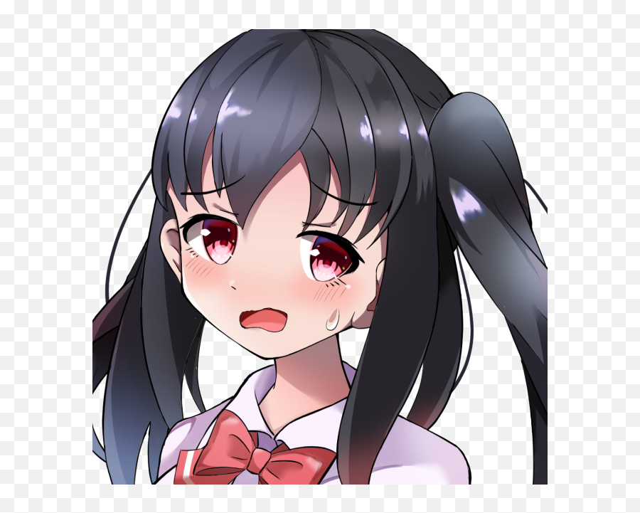 Black Hair Emoji,Yandere Discord Emoji