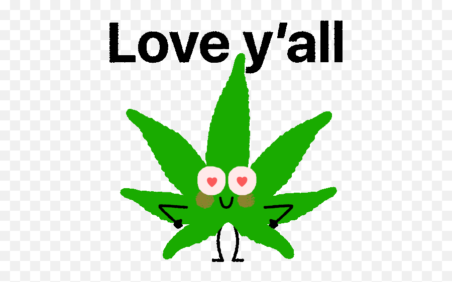 Love Yall Heart Eyes Sticker - Love Y All Hearts Animated Emoji,Facebook Heart Eyes Emotion