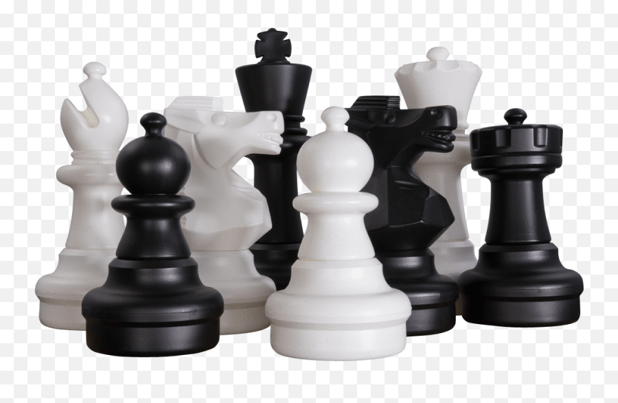 Giant Chess Sets Giant Outdoor Chess - Giant Chess Pieces Emoji,Chess Is Easy Its Emotions