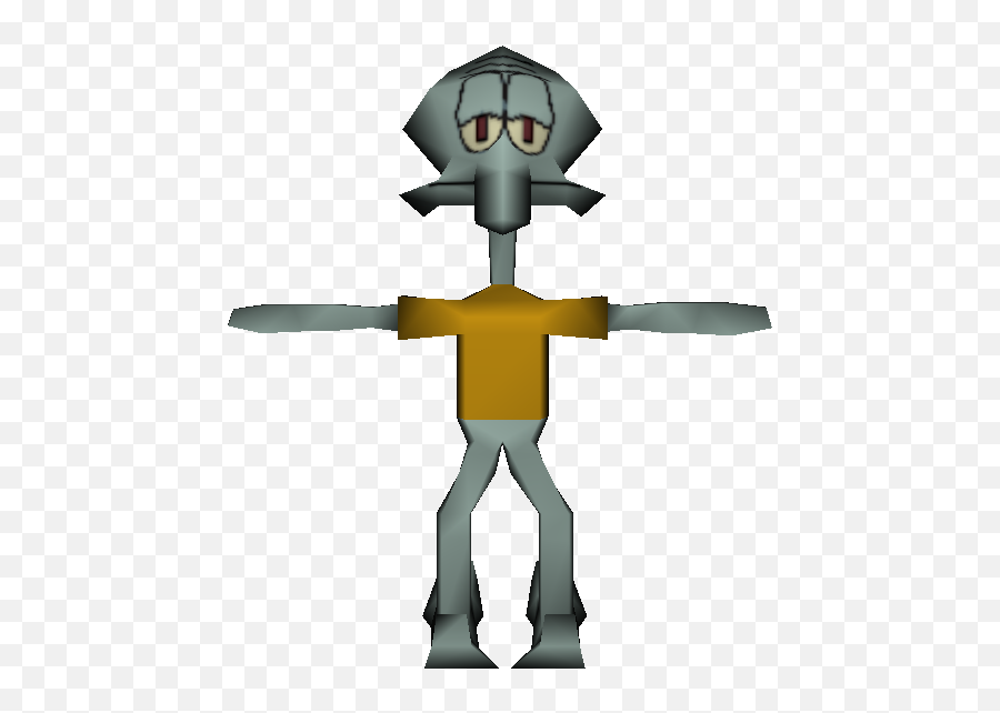 Pc Computer - Spongebob Squarepants 3d Obstacle Odyssey Spongebob Obstacle Odyssey Models Emoji,Squidward Text Emoticon