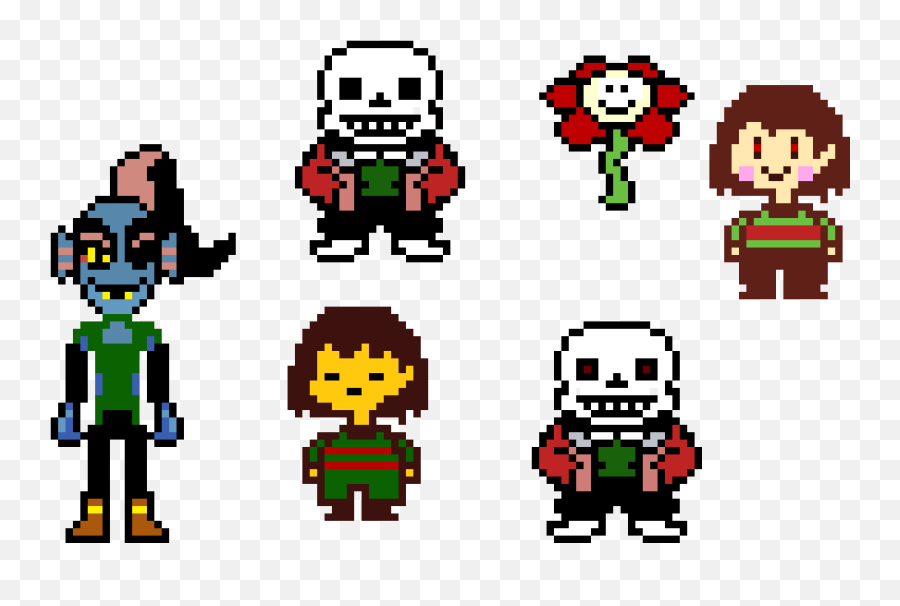 Pixel Art Gallery - Imagenes De Undertale Undyne Emoji,Sweed Emojis