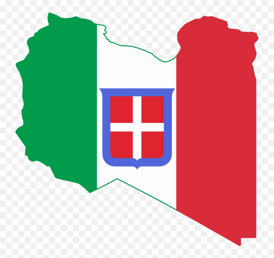 Flag - Italian Libya Flag Map Emoji,Itlain Flag Emoticon