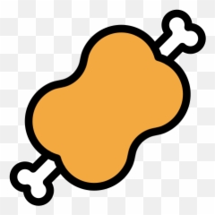 Meat On Bone - Emoji Meanings U2013 Typographyguru Meat On Bone Clipart,Food Quotes With Food Emojis