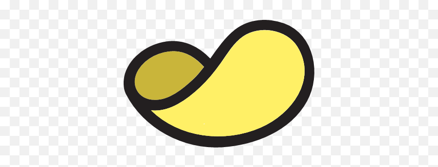 Potato Chip Snack Icon - Cartoon Snack Emoji,Chips Text Emoji