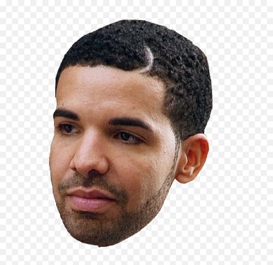 Drake Clip Art - Drake Face Png Transparent Image Png Emoji,Drake Emoticon