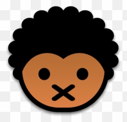 Quiet 512x512 Vector Icons Free - Emotions Black Power Emoji,Quiet Emoticon