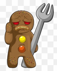 Gingerbread Clipart Sad - Png Download Full Size Clipart Emoji,Shrek Donkey Emoticon