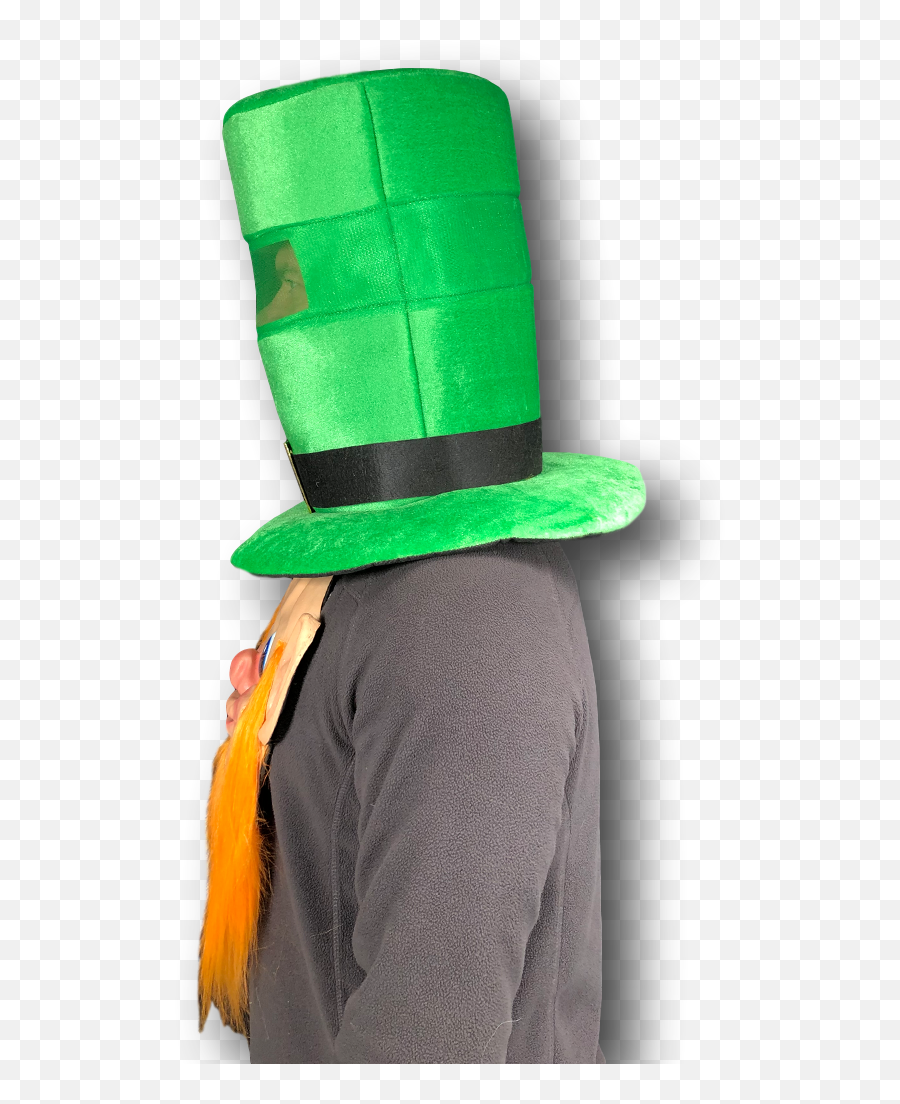 Mens Deluxe Leprechaun Irish St Patricks Day Fancy Dress Emoji,Giant Emoji Costume