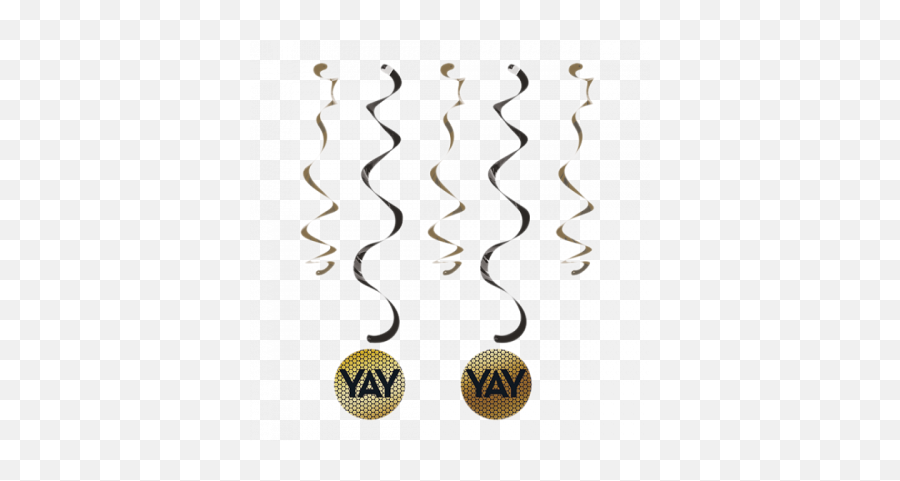 Gold Foil Decor - Party Products Australia Party Swirls Decorations Png Emoji,Emoticons Party Supplies