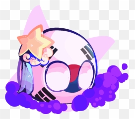 South Koreaball - Polandball Wiki Emoji,Emoji Banned In Korea