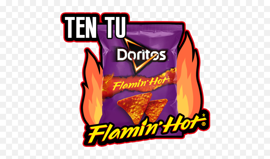 Flamin Hot Emoji,Dorito Emoji