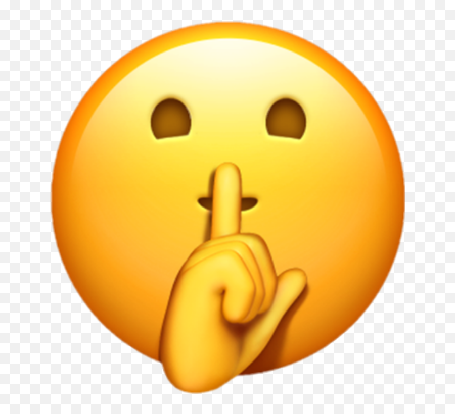 Zip Emoji Iphone Iphonex Sticker - Transparent Background Shh Emoji Png,Zip It Emoji