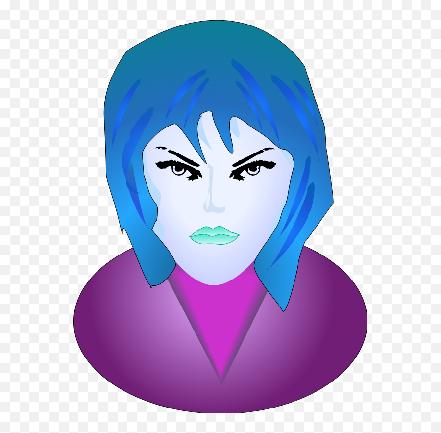 Woman Angry Face - Clip Art Emoji,Angry Face Emoticon