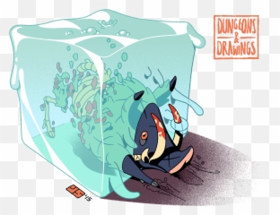Dungeons And Drawings Gelatinous Cube U0026 Happy 300th Post - Gelatinous Cube Dungeons And Drawings Emoji,Redlettermedia Emoji Movie