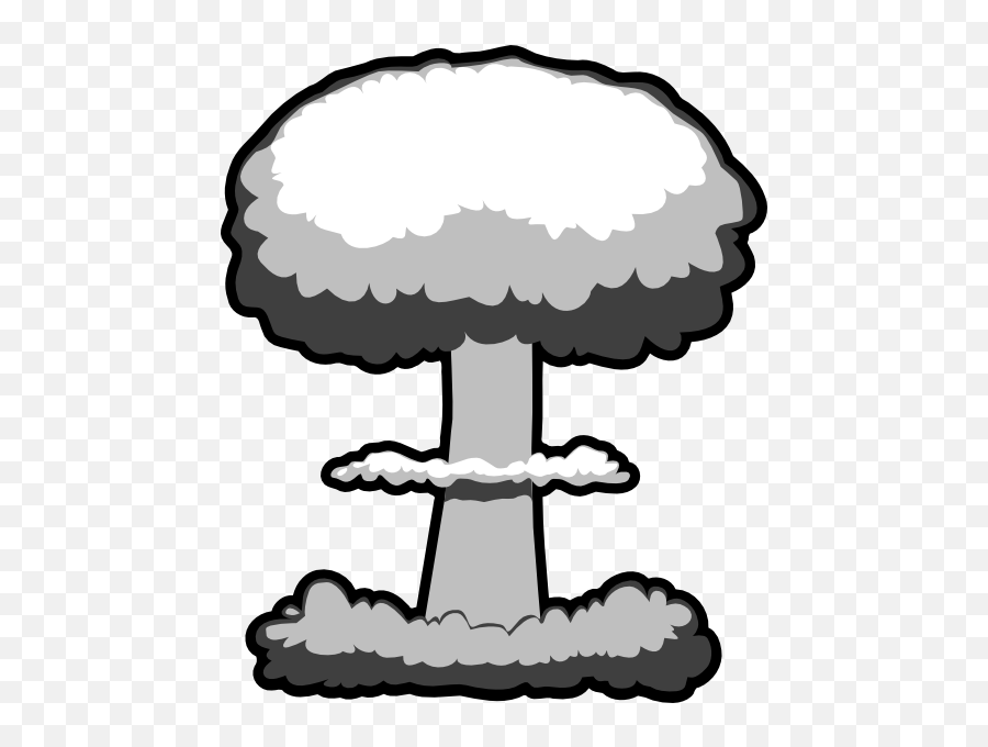 Nuclear Reaction Clip Art - Clip Art Library Atomic Bomb Explosion Clipart Emoji,Emoji Mushroom Cloud