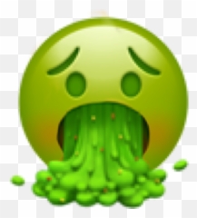 Sick Ew Emoji Puke Sticker - Ew Emoji,Ewww Emoji