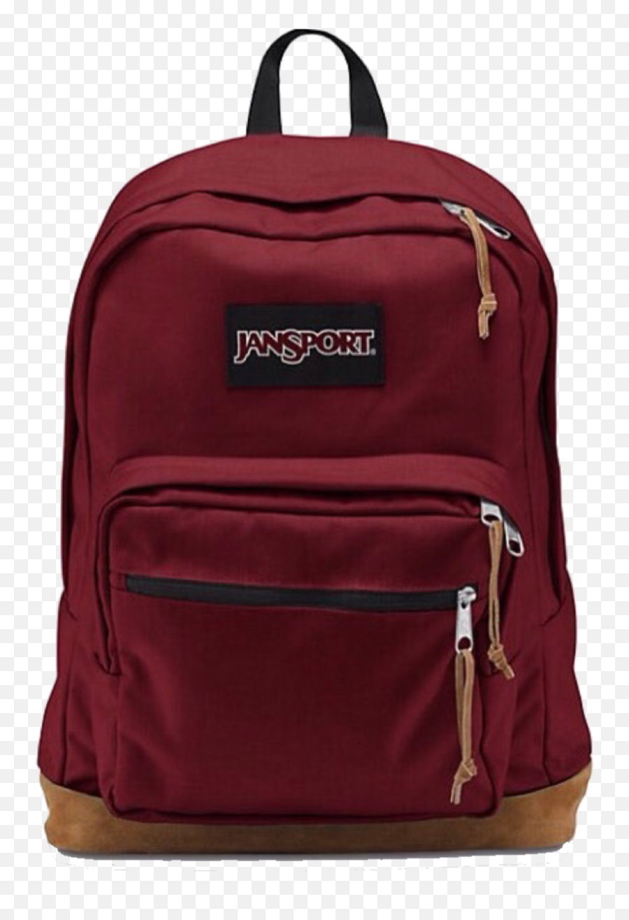 Backpack School Maroon Sticker - Red Leather Jansport Backpack Emoji,Cute Jansport Backpack Emojis