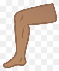 Noto Emoji Pie 1f9b5 1f3fd - Horizontal,Foot Emoji