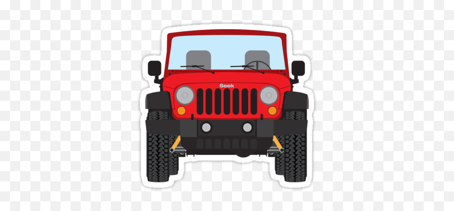 Dream Cars Jeep Jeep Jeep Cars - Red Jeep Sticker Emoji,Funny Emoji Jeep Wrangler