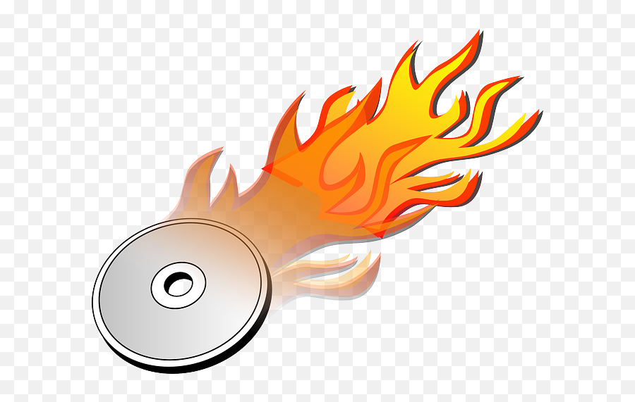 Flame Emoji Png - Dvd Burn Burning Hot Fire Flame Burn Cd Clipart,Fire Emoji