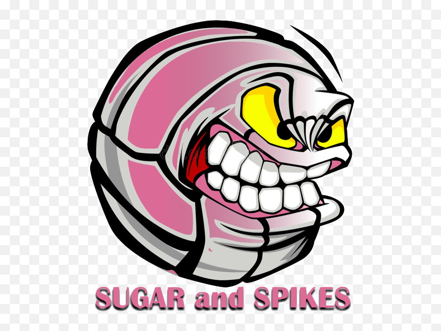 12u Sugar And Spike - Cartoon Baseball Drawing Emoji,Volleyball Spike Emoji