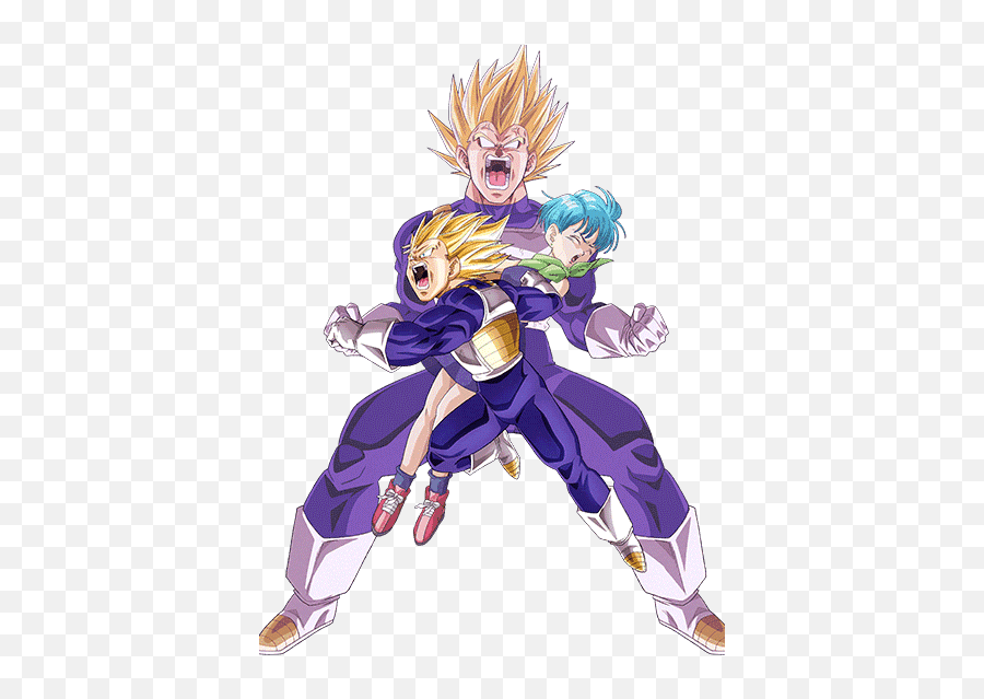 Ur Outburst Of Emotions - Super Saiyan 2 Vegeta U0026 Bulma Fictional Character Emoji,Manga Emotions