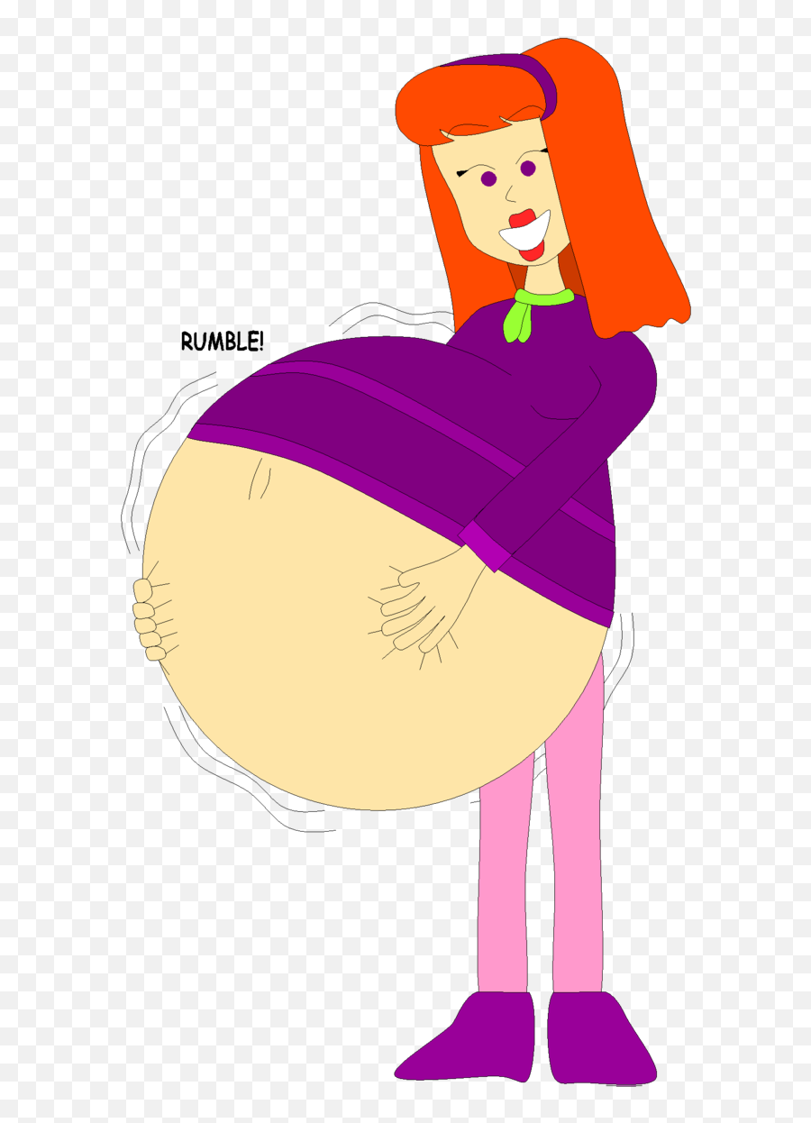 Daphneu0027s Belly After Eating Too Much By Angry - Signs Eat Angry Signs Emoji,Angry Face Emoticon Signs