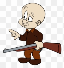 Elmer Fudd Warner Bros Entertainment - Ralph Wolf Looney Toons Emoji